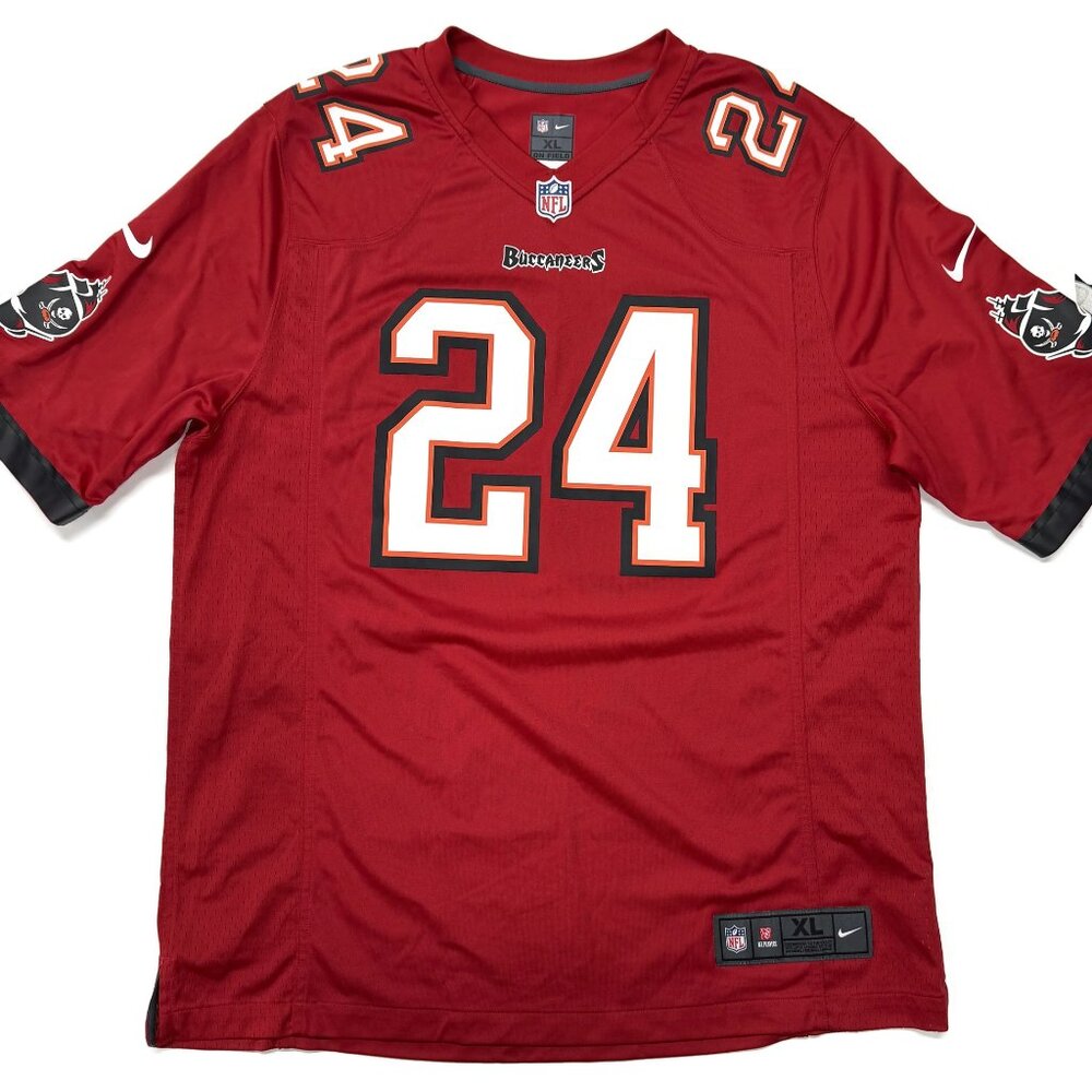 Nike Tampa‎ Bay Buccaneers Darelle Revis #24 Jersey Mens XL Red Football NFL